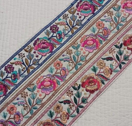 インド刺繍リボン no 58