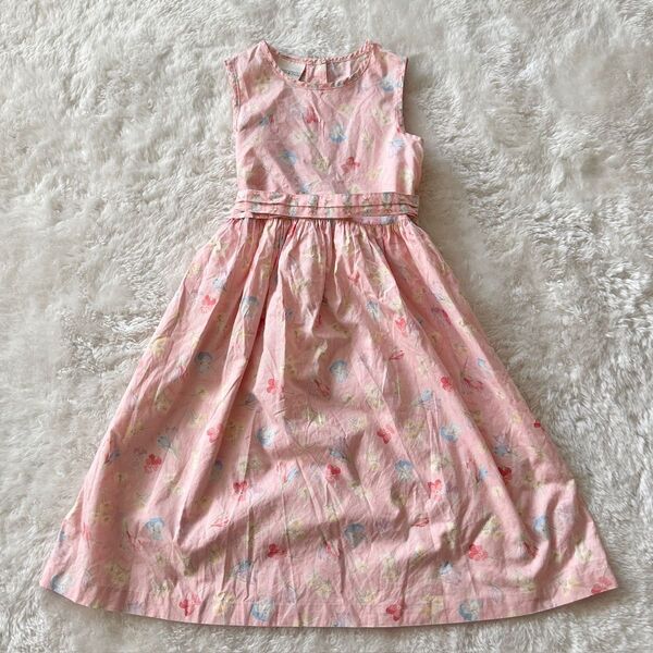 ローラアシュレイ マザー&チャイルド 花柄ワンピース 女の子 130cm程度