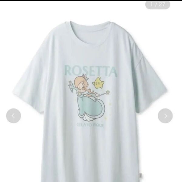 ジェラートピケ 【ピーチコレクション】プリントTシャツロゼッタ マリオ