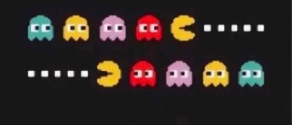 2枚セットPac Manカーステッカー パックマンステッカー 車用ノートパソコン