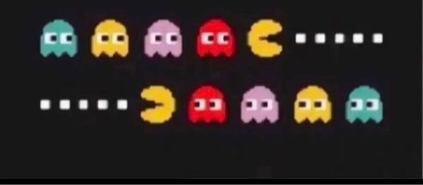 2枚セットPac Manカーステッカー パックマンステッカー 車用ノートパソコン