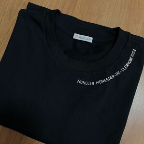 MONCLER クルーネック Tシャツ ブラック L 半袖 モンクレール
