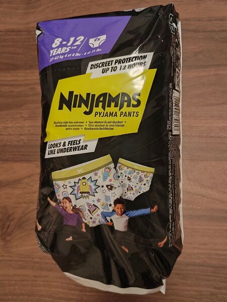 海外製おむつ NINJAMAS 9枚 未開封