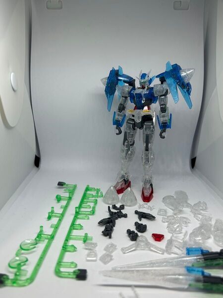 プラモデル ガンプラ ロボット 模型 組み立て済み 組立済 HG ダブルオーダイバー ダイブイントゥディメンションクリア