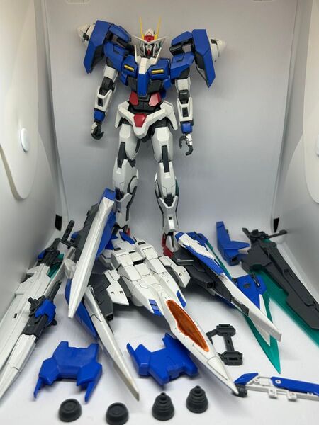 プラモデル ガンプラ ロボット 模型 組み立て済み 組立済 MG マスターグレード ジャンク ダブルオーライザー セブンソード