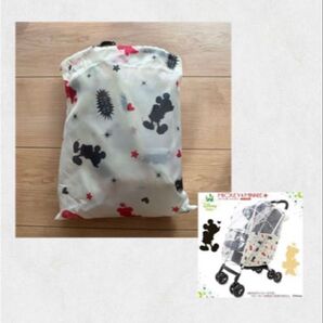 ディズニー ベビーカー カバー 雨具 カッパ A型 B型 対応