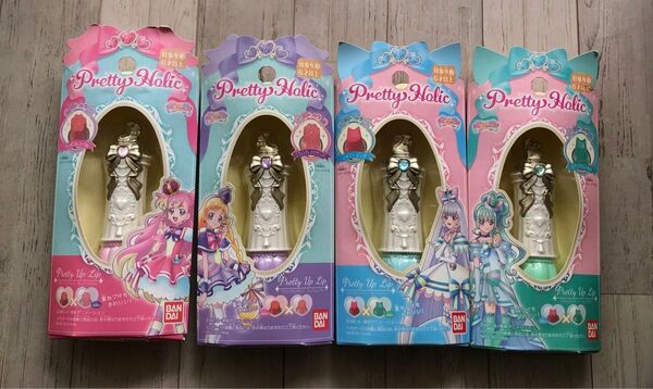 Pretty Holic プリティアップリップ 4本セット わんだふるぷりきゅあ プリキュア
