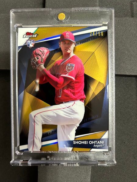 大谷翔平 2018 Topps Finest RC #24/50 ゴールドリフラクター shohei ohtani