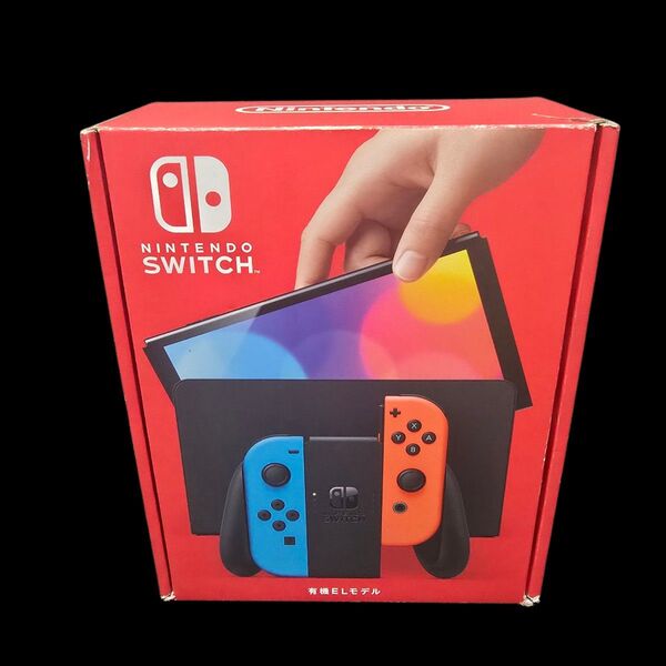 未使用品 Nintendo Switch 有機ELモデル ニンテンドースイッチ 箱傷有り