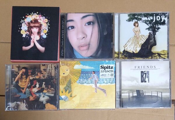 6枚スピッツ さざなみCD ケース付き 三日月ロック 発売日に新品購入した品 草野マサムネ CD ビーズ フレンズ