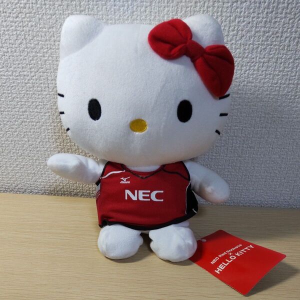 NEC Red Rockets×HELLO KITTY コラボぬいぐるみ サンリオ