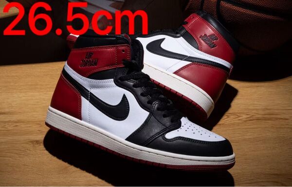 Nike Air Jordan 1 Retro High OG "Black Toe Reimagined" 26.5cm
