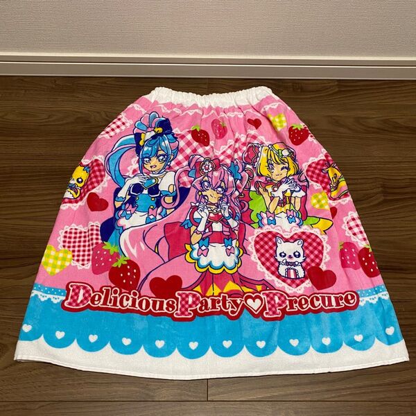 【新品】プリキュア 水遊び プール バスタオル 女の子 ラップタオル