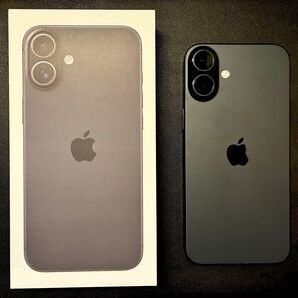 【おまけ付】iPhone16plus 128GB Black&moftケース