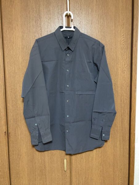 ユニクロ +J スーピマコットンシャツ 07グレー M