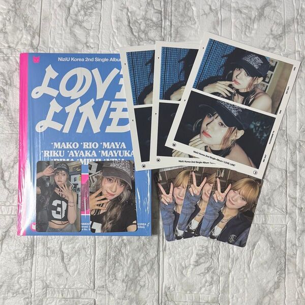 NiziU ニナ LOVE LINE フォトブック トレカ 2カット