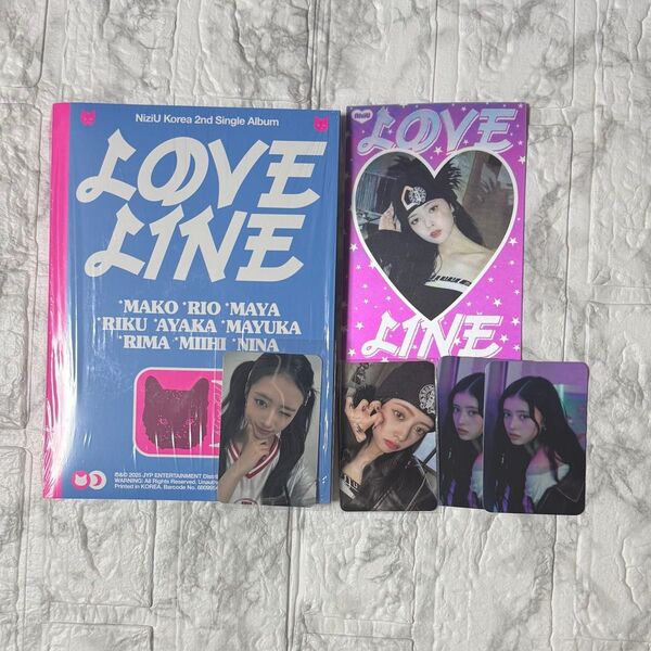 NiziU リマ LOVE LINE フォトブックBDM特典 トレカ