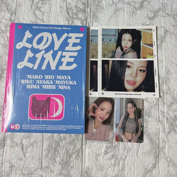 NiziU マコ LOVE LINE フォトブック トレカ 5万ウォン購入特典
