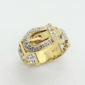 ダイヤモンドリング D0.25ct K18 ゴールド 5.3g 約11号 指輪