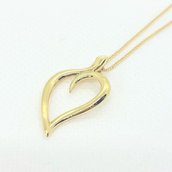 ティファニー ゴールド リーフハート ネックレス 750 YG 18K TIFFANY アクセサリー