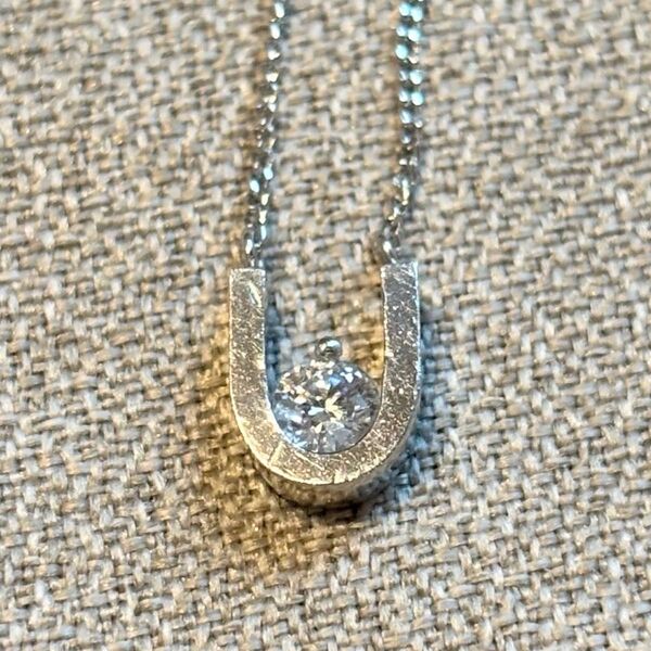 ダイヤモンド ネックレス 0.21ct Pt900/850 3.5g プラチナ ペンダント