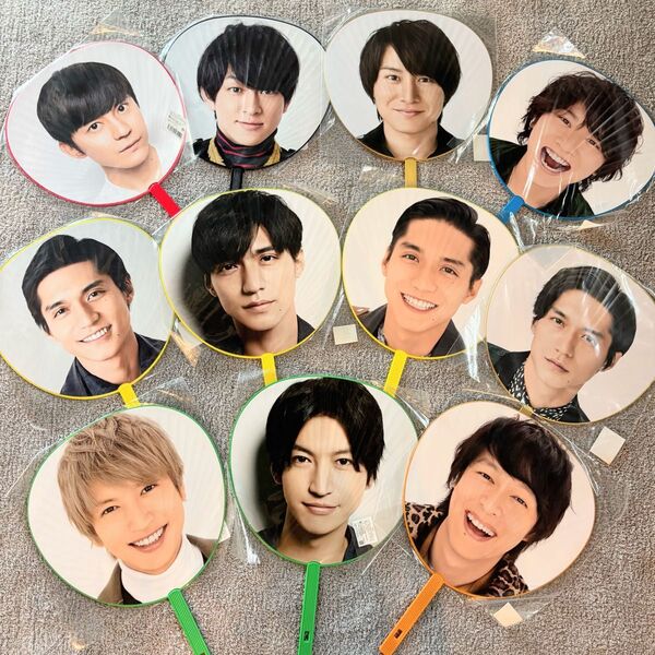 関ジャニ∞ スーパーエイト ジャンボ うちわ セット ライブグッズ 11枚 ジャニーズ グッズセット