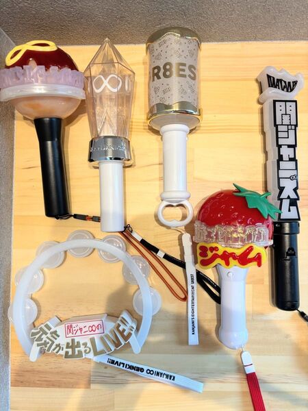 SUPER EIGHT 関ジャニ∞ ペンライト ライブグッズ 6点 まとめ ジャニーズ