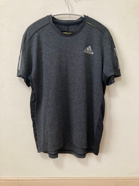 adidas Tシャツ メンズ グレー Lサイズ