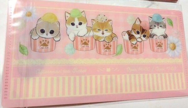 モフサンド サメにゃん撮影会 チケットファイル スイーツバスケット