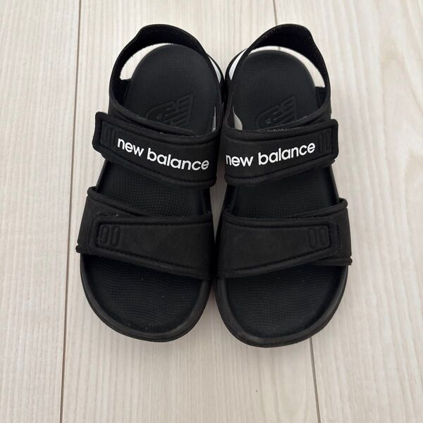 new balance サンダル 17.0cm ブラック