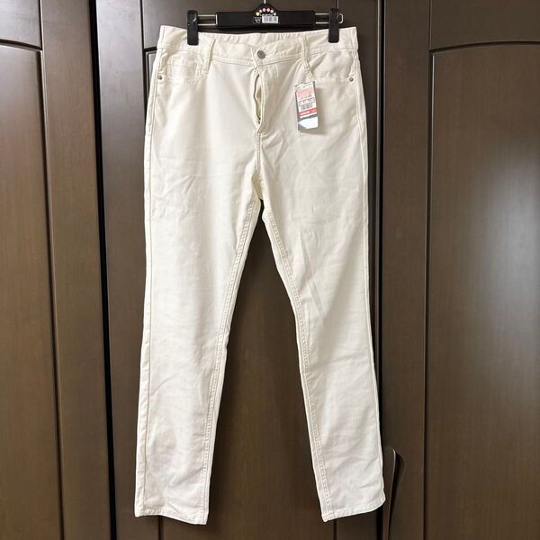 【新品タグ付き】しまむら CLOSSHI ホワイトパンツ ストレッチ スキニー