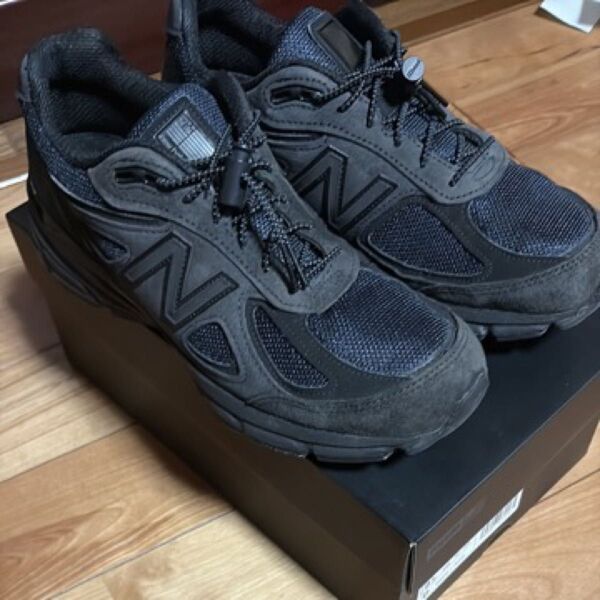 美品 JJJJound × New Balance 990V4 Navy 26.5cm ニューバランス ジョウンド
