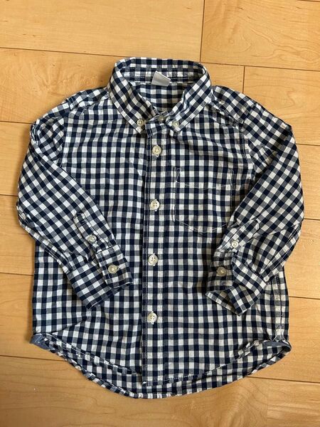 baby GAP チェック柄長袖シャツ 2歳用 95cm