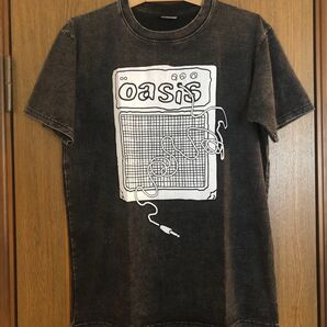 オアシス oasis L バンドTシャツ ロックTシャツ ブラック .