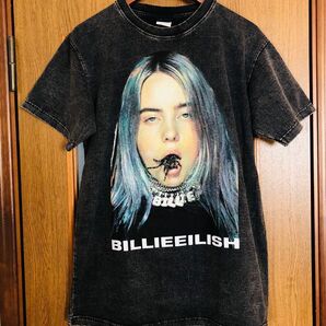 ビリーアイリッシュ L プリントTシャツ ブラック .