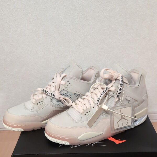 NIKE×OFF-WHITE ナイキ×オフホワイト WMNS AIR JORDAN4 SP エアージョーダン4 27.0