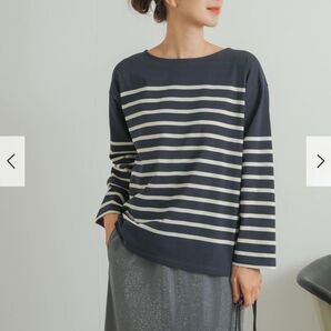 アーバンリサーチドアーズ パネルボーダーロングTシャツ