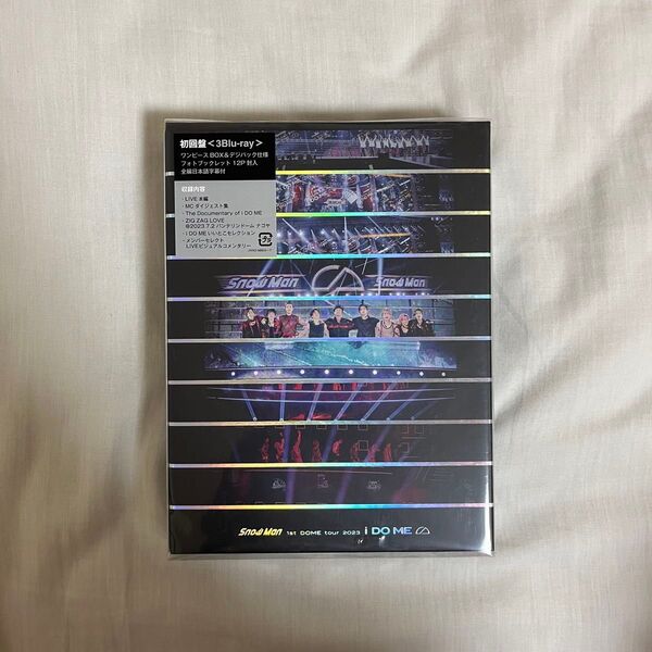 初回盤 Snow Man 3Blu-ray/Snow Man 1st DOME tour 2023 i DO ME