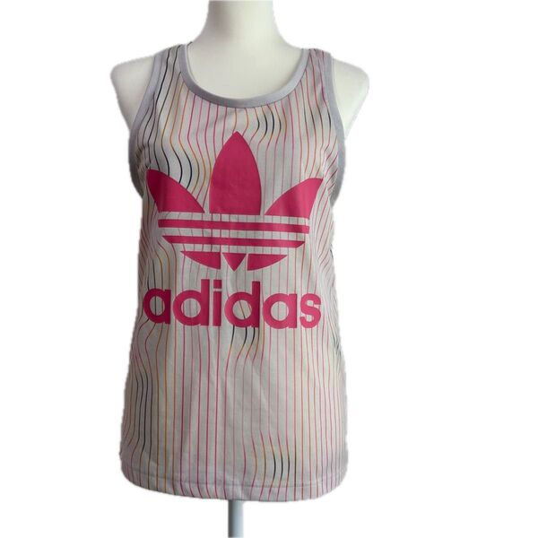 アディダス adidasoriginalsビッグロゴ タンクトップ Sサイズ