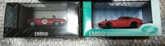 フェアレディZ Z432 ダットサン フェアレディ 1/43スケール ミニカー2台セット