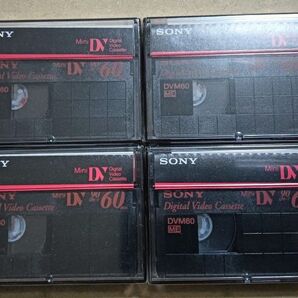 SONY Mini DV カセットテープ DVM60 4本セット