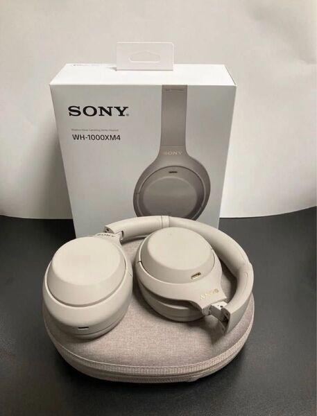 SONY ワイヤレスヘッドホン WH-1000XM4 プラチナシルバー ノイズキャンセリング ソニー