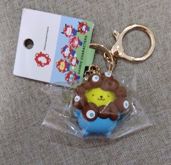 ポムポムプリン★ミャクミャクなりきり立体マスコットキーホルダー 大阪関西万博 EXPO2025