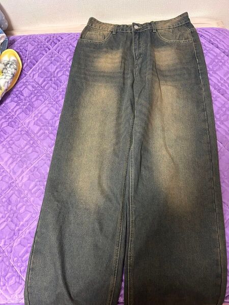 早い者勝ち 最安値 韓国のセレクトショップで35000で購入 スーパーバギーデニムパンツ バギー バギーデニム