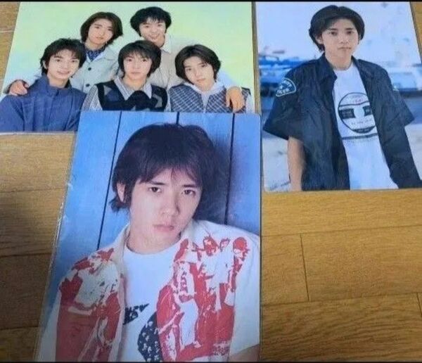 2000年ファーストコンサート2002年HERE WE GOのグッズの下敷き嵐二宮和也櫻井翔大野智松本潤相葉雅紀ARASHI
