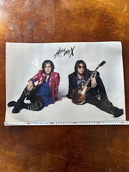 B'z HIGHWAY X ポスター 横:約51.5cm 縦:約36.5cm 丸めて発送させていただきます 初回特典 非売品