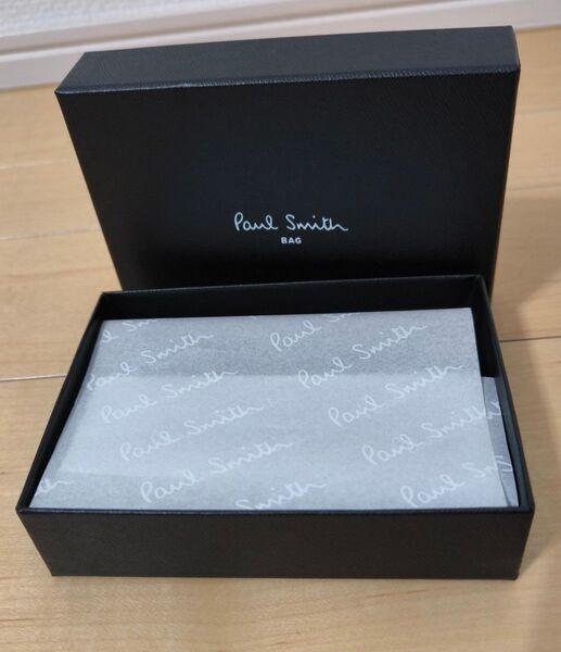 『美品』ポールスミス Paul Smith ジップストローグレイン2 パスケース 定期入れ 小銭入れ付き P782 ブラック