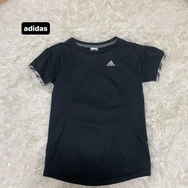 adidas Tシャツ レディースMサイズ スポーツウェア ストレッチあり 766