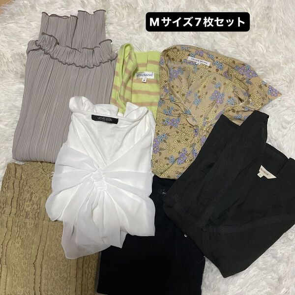 レディース トップス カットソー ブラウス Mサイズ 7枚セット まとめ売り