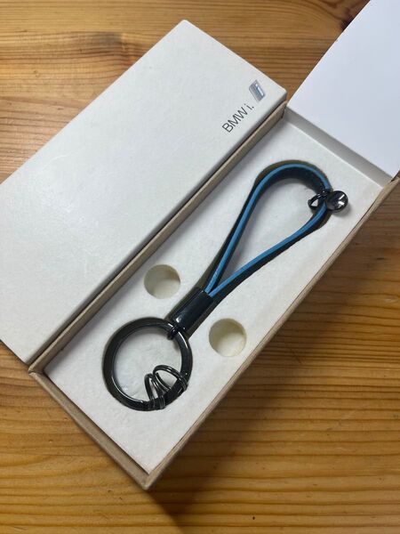 BMW i Key Ring Leather